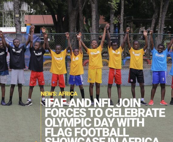 NFL and IFAF join forces to celebrate Olympic Day