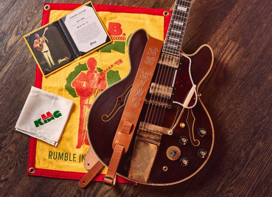 B.B. King with Limited-Edition “Rumble in the Jungle”